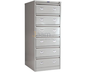 Металлическая картотека Картотека ПРАКТИК AFC-06C