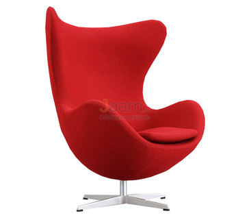 Офисный стул Egg Swan A219 красное