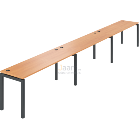 Мебель для персонала Бенч линейный на 3 рабочих места АМБЛ-005.60-3