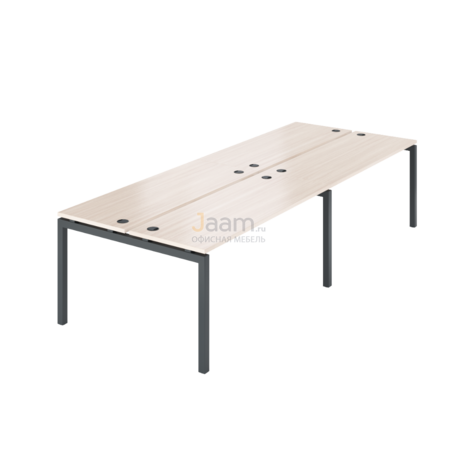 Мебель для персонала Бенч двойной на 4 рабочих места АМБ-004.60-4
