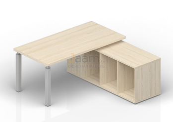 Кабинет руководителя Стол на сервисной опорной тумбе правый BL200TSD