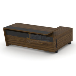 Кабинет руководителя Стол руководителя с опорной тумбой, левый COR.SRT-20(L)