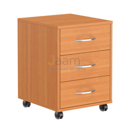 Мебель для персонала Офисная тумба подкатная 3 ящ. ТМ-3