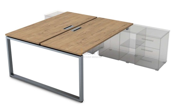 Мебель для персонала Бенч на 2 рабочих места СПБ-О.989